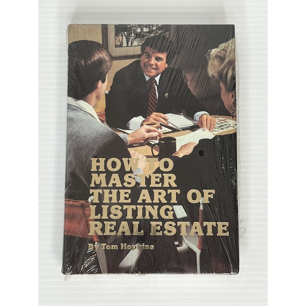 How To Master The Art Of Listing Real Estate Tom Hopkins First Edition Sealed